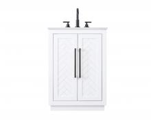  VF29024WH - 24 inch Single Bathroom Vanity in White