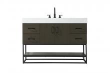  VF29248MMB - 48 inch Single Bathroom Vanity in Mocha Brown