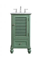  VF30519VM - 19 Inch Single Bathroom Vanity in Vintage Mint