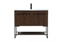  VF42540MWT - 40 inch Single bathroom vanity in walnut