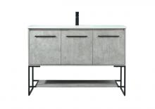  VF42548MCG - 48 inch Single bathroom vanity in concrete grey