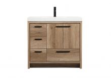  VF46036NT - 36 Inch Single Bathroom Vanity in Natural Oak