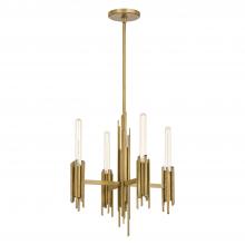  CH335019VB - Torres 19-in Vintage Brass 4 Lights Chandeliers