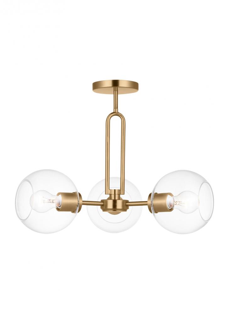 Codyn Three Light Semi-Flush Convertible Pendant