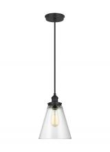 Visual Comfort & Co. Studio Collection P1347MBK - Baskin Cone Pendant