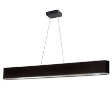  AUB-R5030HP-MB-697 - 30W Horizontal Matte Black Pendant with Black/Silver Shade