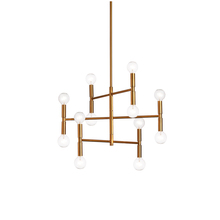  AVA-2012C-VB - 12 Light Chandelier, Vintage Bronze Finish