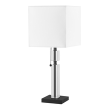  DM231-MB - 1 Light Incandescent Table Lamp Matte Black with White Shade