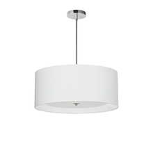  HEL-224P-PC-WH - 4 Light Helena Pendant Polished Chrome White with White Diffuser