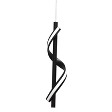  JTN-178LEDP-MB - 8W LED Pendant, Matte Black with White Silicone Diffuser