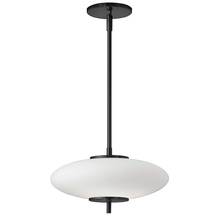  MAD-121LEDP-MB - 16W Pendant Matte Black with Opal Glass