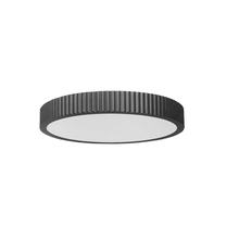  NBO-1830LEDFH-MB - 30W LED Flush mount, Matte Black with White Acrylic Diffuser