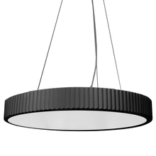  NBO-2240LEDP-MB - 42W LED Pendant, Matte Black with White Acrylic Diffuser