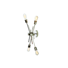 Dainolite NEB-194W-BC - 4 Light Wall Sconce, Burnished Chrome Finish