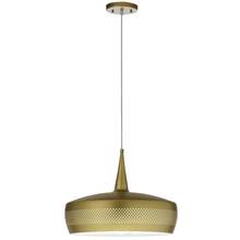 Dainolite PXE-161P-AGB - 1 Light Incandescent Pendant, Painted Aged Brass