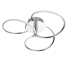  ROM-223SF-PC - 24W LED Semi Flush, Polished Chrome