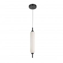  TYA-141LEDP-MB - 10W Pendant Matte Black with White Opal Glass