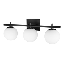  VAD-233W-MB - 3 Light Halogen Vanity, Matte Black