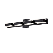  VLD-215-4W-MB - 4 Light LED Wall Vanity, Matte Black Finish