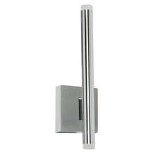  WLS-1410LEDW-PC - 10W Wall Sconce, Polished Chrome with White Acrylic Diffuser