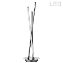  CER-3LEDT-PC - 13W Table Lamp, Polished Chrome Finish