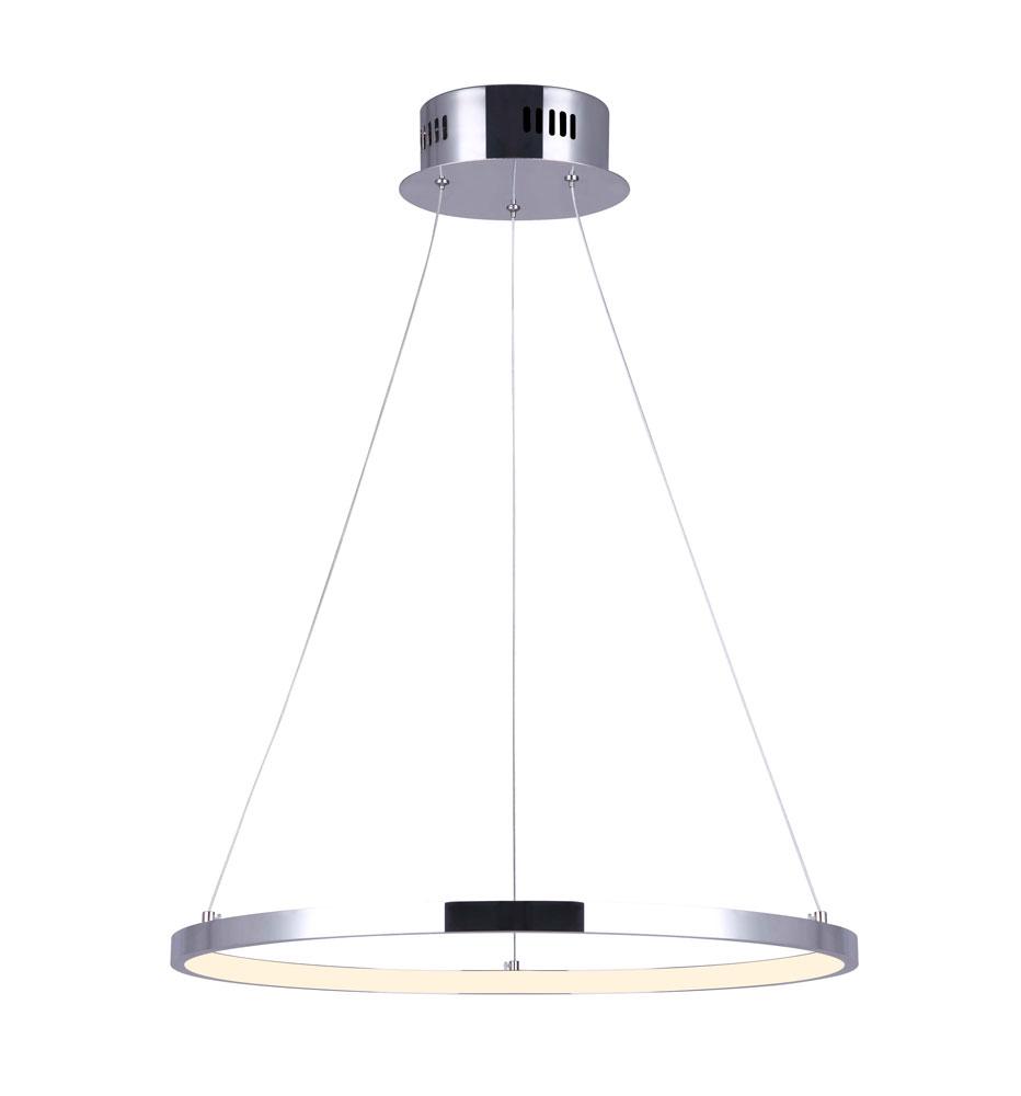LEXIE, 20.5" Wide Cord LED Chandelier, Acrylic, 21W LED (Int.), Dimmable, 1189.4