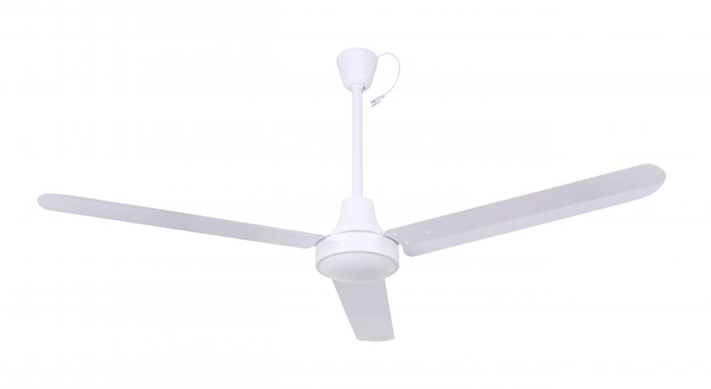 56" White High-Performance DC Industrial Fan