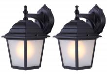 Canarm IOL160TBK-C - Decomn 1 Light Outdoor Lantern, Black Finish