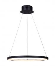 Canarm LCH128A21BK - LEXIE, MBK , 20.5" Wide Cord LED Chandelier, Acrylic, 21W (Int.), Dimmable, 1189