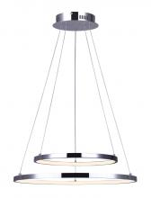 Canarm LCH128A24CH - LEXIE, 24" Wide Cord LED Chandelier, Acrylic, 42W LED (Int.), Dimmable, 3020 Lum