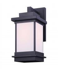  IOL472BK - AKELLO, MBK, 1 Lt Outdoor Down Light, Flat Opal Glass, 100W Type A