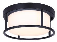  LOL673BK - VERO LED Integrated Outdoor Ceiling Light, Black Finish