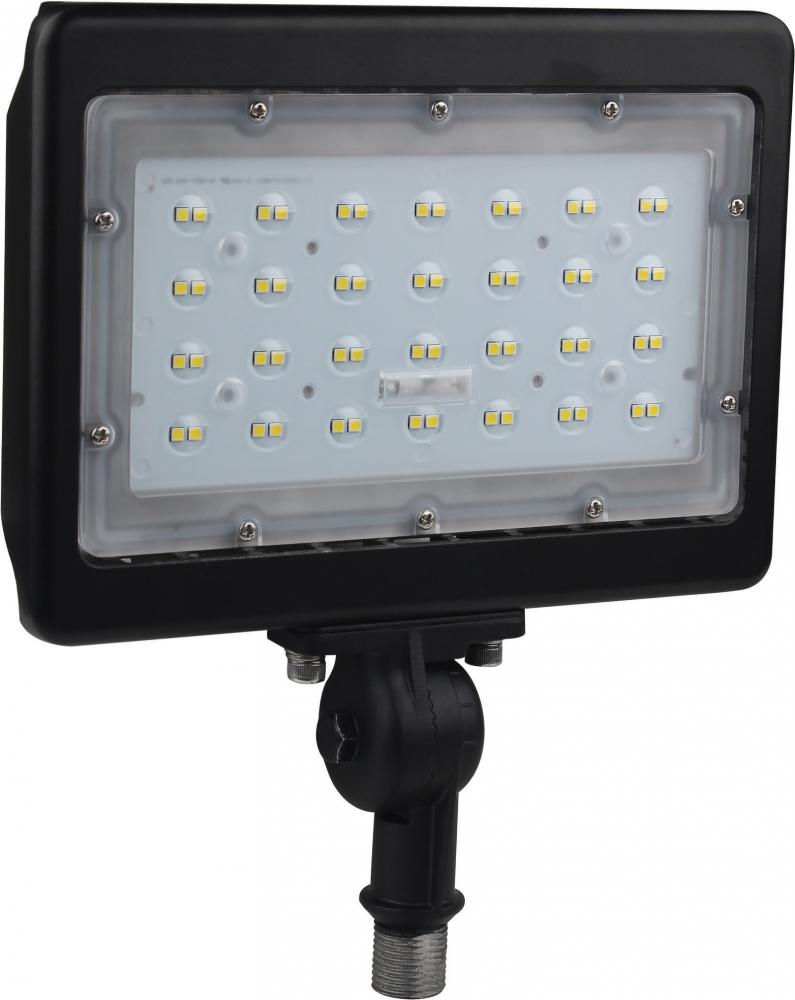 LED Large Flood Light; 50W; 5000K; Bronze Finish; 100V-277V; Dimmable