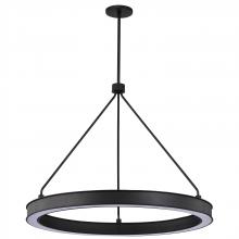  62/2262 - Longford; 30 Inch LED Pendant; Textured Black; Acrylic Lens