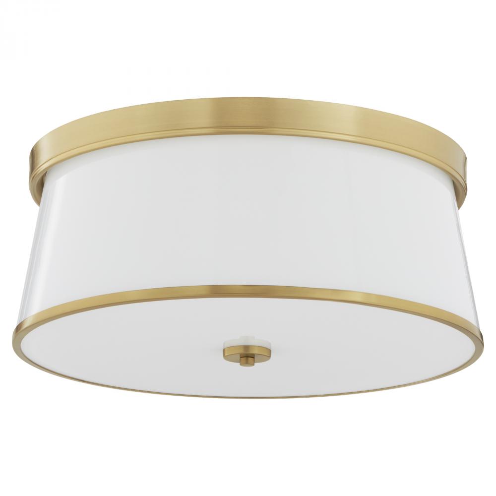 Weir 20 inches Ceiling Mount, Aged Brass