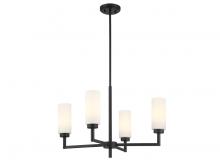  M100129MBK - 4-Light Chandelier in Matte Black