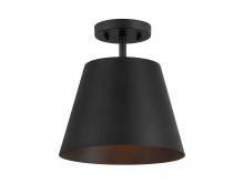  M60076MBK - 1-Light Ceiling Light in Matte Black