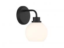  M90112MBK - 1-Light Wall Sconce in Matte Black