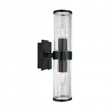  8149-MB-CL - Stripe 15.25'' High 2-Light Sconce - Matte Black