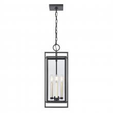 ELK Home 90004/3 - Gladwyn 22.75'' High 3-Light Outdoor Hanging Light - Matte Black