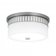  9653-BN-SO - Astor 13.75'' Wide 2-Light Flush Mount - Brushed Nickel