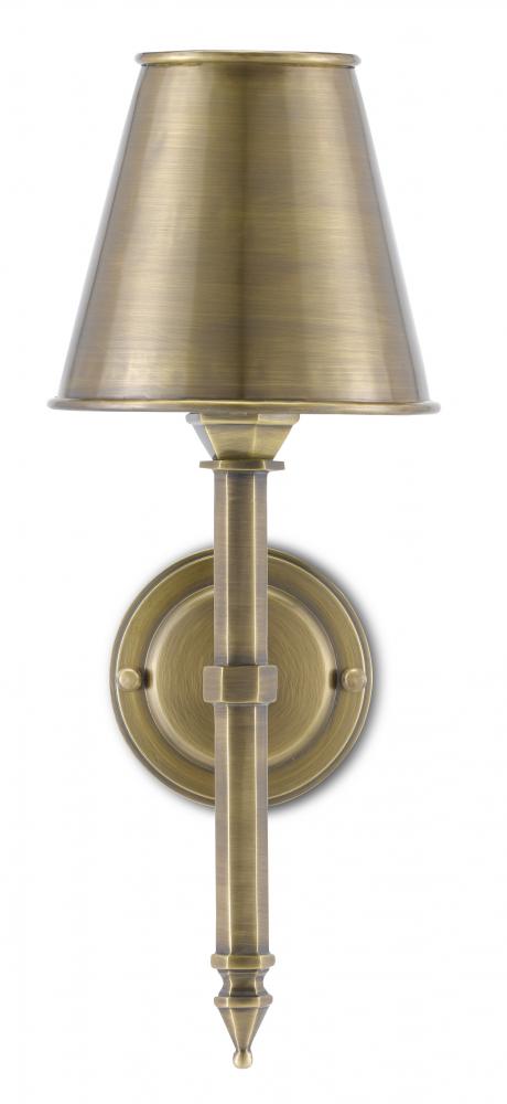 Wollaton Brass Wall Sconce