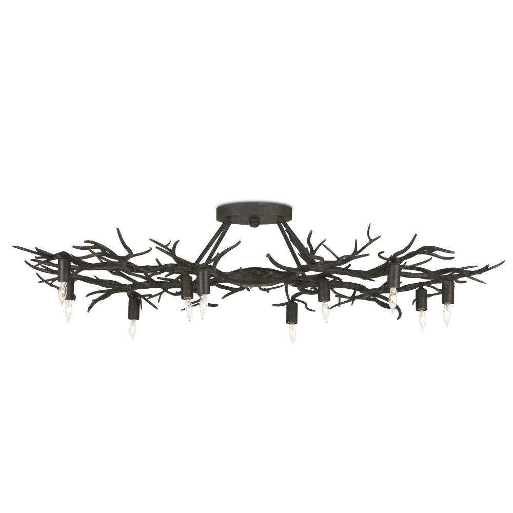 Rainforest Bronze Semi-Flush Mount