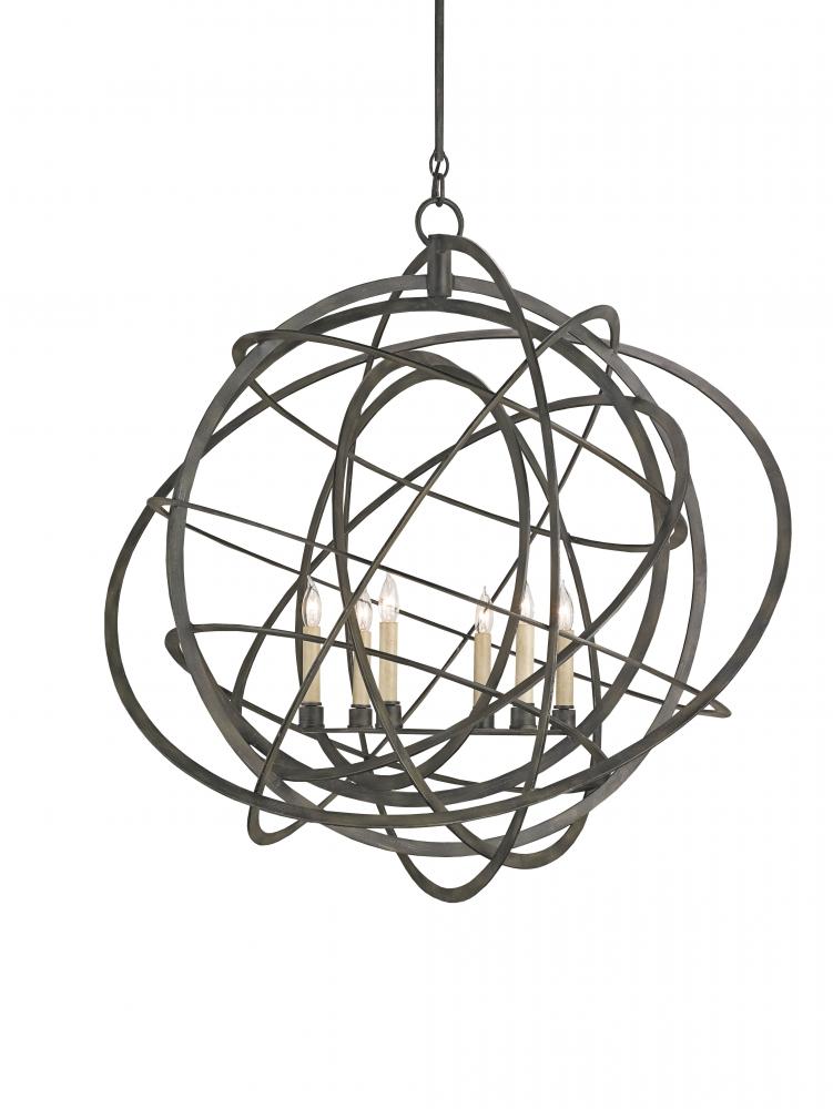 Genesis Black Orb Chandelier