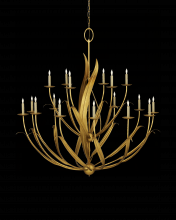  9000-1107 - Menefee Large Gold Chandelier