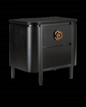  3000-0098 - Briallen Black Nightstand