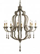 Currey 9010 - Waterloo Gray Chandelier