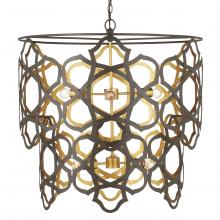 Currey 9000-1106 - Mauresque Medium Bronze & Gold Chandelier